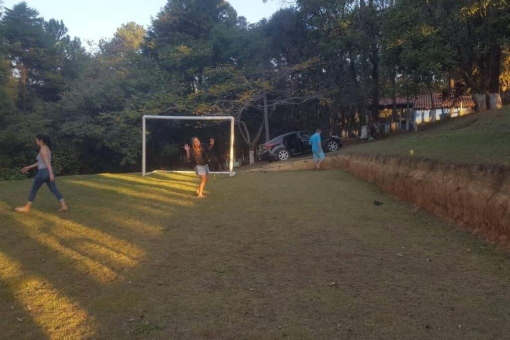 Chacara Com Piscina Em Condominio Fechado Prox Shopping Outlet Catarina Mairinque Esterno foto